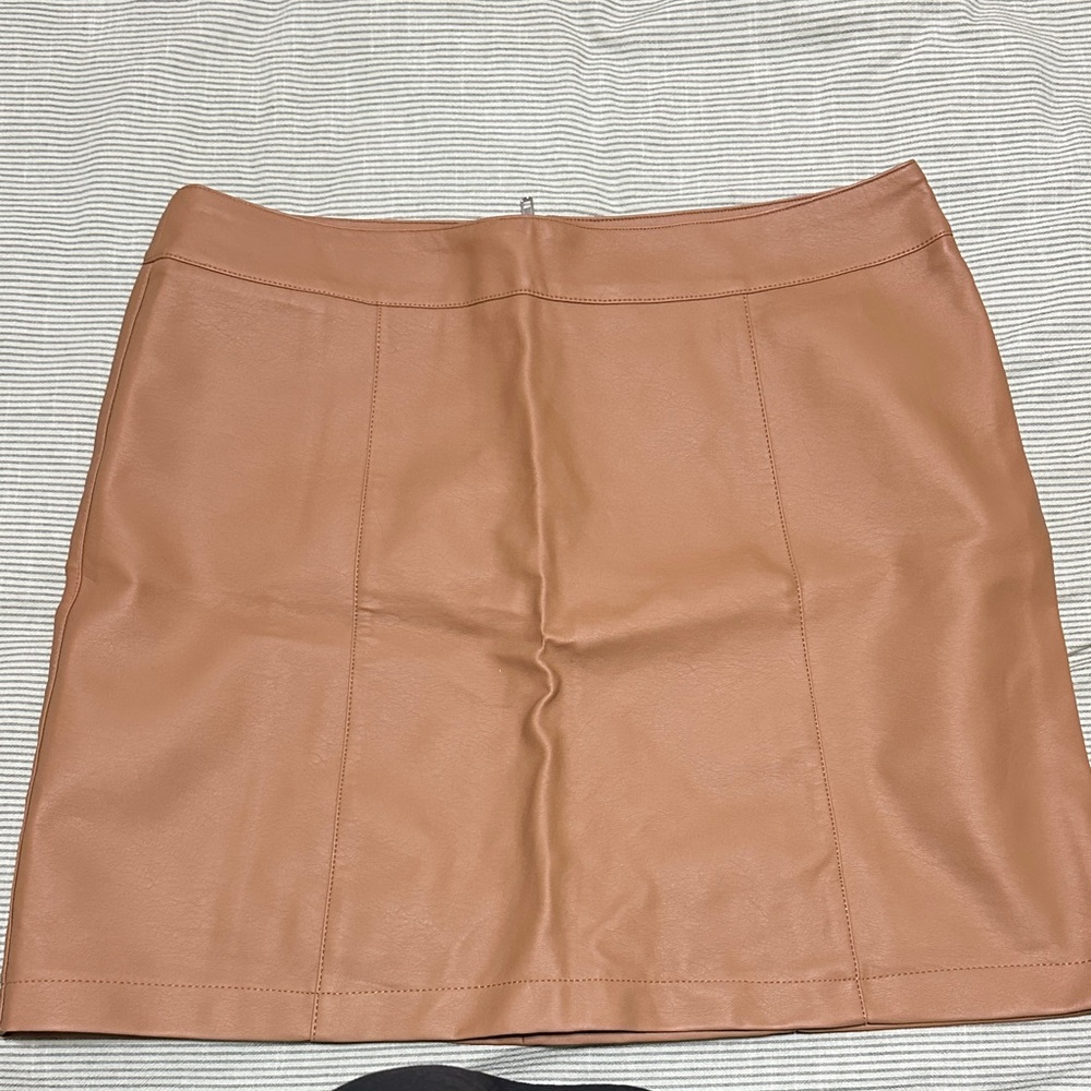 Forever 21 Tan Mini Skirt